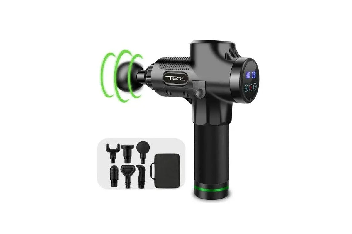 NEW Super High Power 30 Speed XL Massage Gun 6 Heads Muscle  with Carry Case Bag NEW Super High Power 30 Speed XL Massage Gun 6 Heads Muscle  with Carry Case Bag